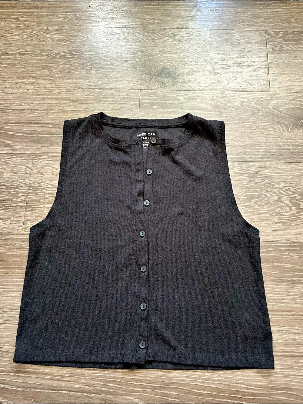 American Eagle Button-Up Tank Top